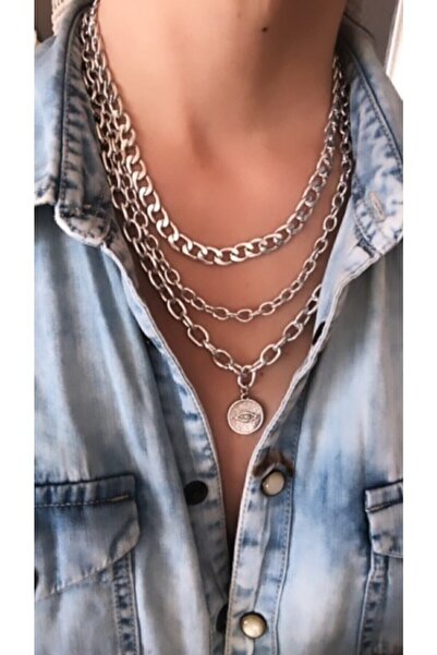 by özllem Çoklu Zincir Göz Kolye