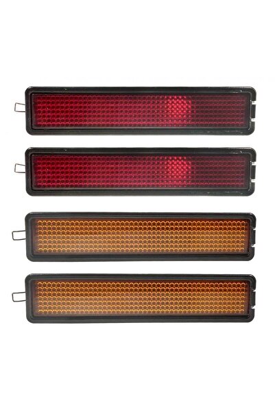 Genel Markalar Bmw E30 Dizayn 4 Lü Amerikan Park Sinyal Seti Ön Arka Tampon Uyumlu