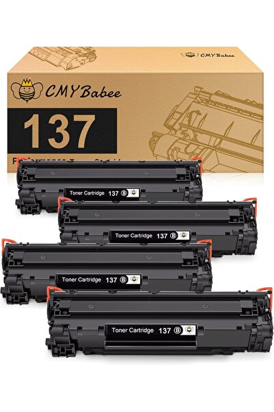 Canon HP CF283X/CRG737/MF236n MF232w MF216n MF244dw MF242dw MF232w(4 Pack, Bl...