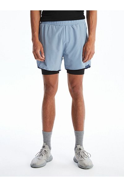 LC Waikiki Pantaloni scurți slim fit cu jambiere sport pentru bărbați
