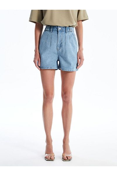 LC Waikiki Dámské kraťasy Bermuda Fit Jean
