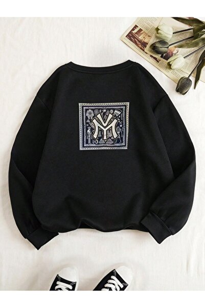 Fun Fashion Crna majica - Unisex osnovna majica od debelog pamuka sa štampani...
