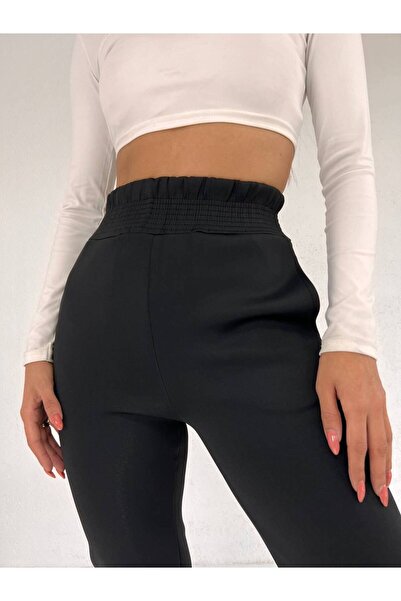 MST CLOTHİNG Γυναικείο Παντελόνι με Λάστιχο στα Πόδια