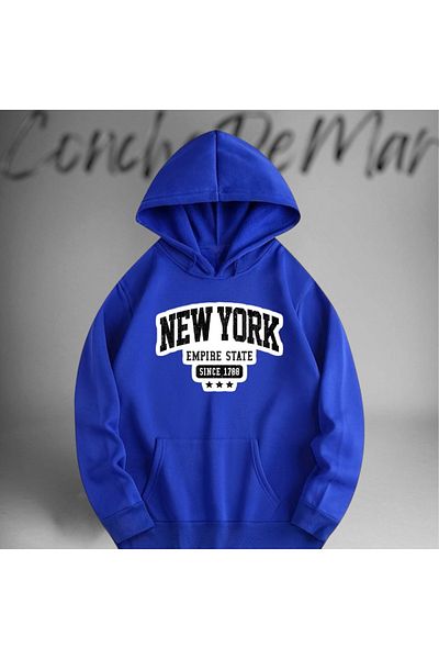 Vordevia Φούτερ από βαμβακερό εμπριμέ New York Oversize