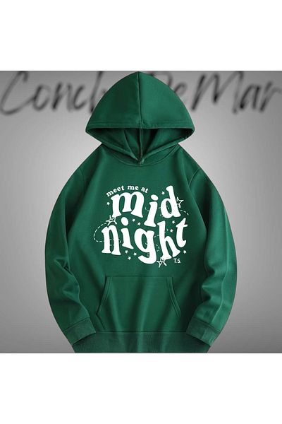 Vordevia Φούτερ με στάμπα Midnight Oversize