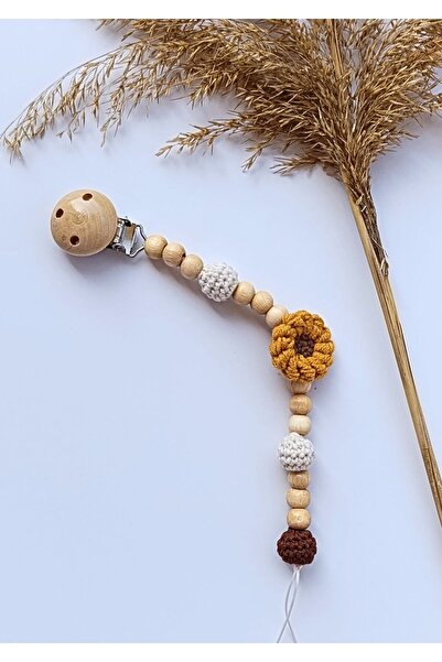 Masal Örgü Dünyası Sonbahar Soft Renkleri İle Harika Emzik Zinciri/Askısı