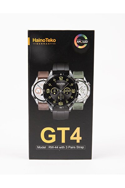 Genel Markalar Haino Teko RW44 GT4 Max Amoled Ekran 3 Kordonlu Akıllı Saat Sm...