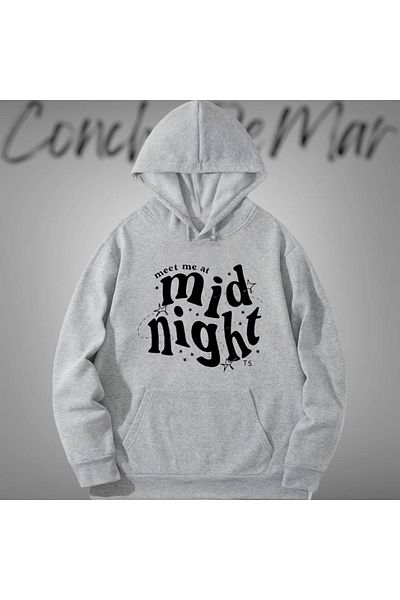 Vordevia Φούτερ με στάμπα Midnight Oversize