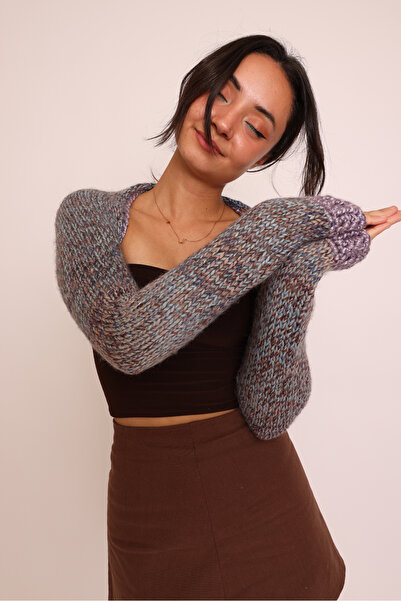 Gala İstanbul Desenli Örgü Bolero