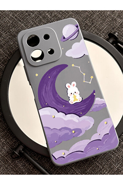 enfein Vivo Y28 İle Uyumlu Telefon Kılıfı DSN01 Şık ve Koruyucu Desenli Kapak