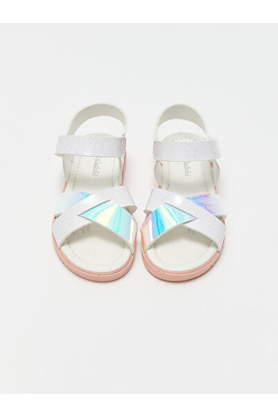 LC Waikiki LCW STEPS Velcro Cross Strap Baby Girl Sandals