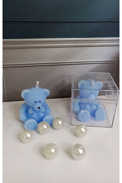 Melodisecil Ayıcık Mum Mini Mika Kutuda 20 Adet Hediyelik 8505