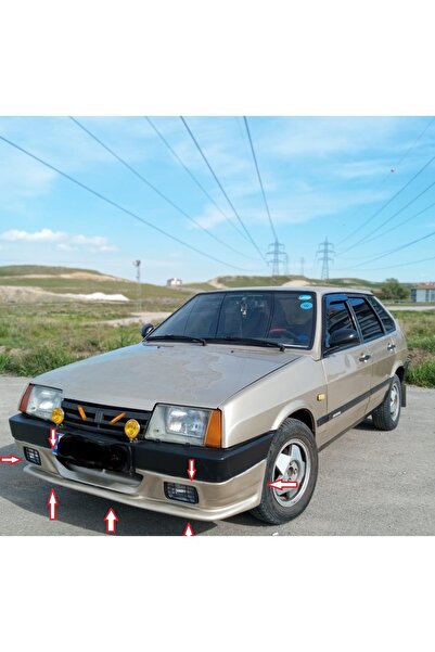 Lada Samara Samara Uyumlu Ön Tampon Eki Boyasız Siyah