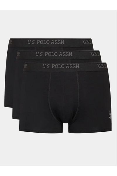 U.S. Polo Assn. Мъжки памучен многоцветен боксер от 3 части