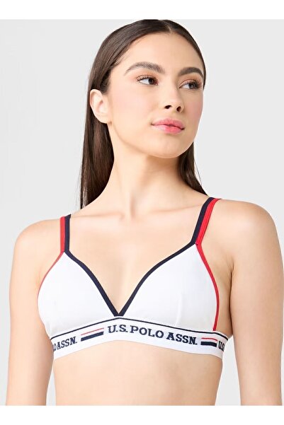 U.S. Polo Assn. Γυναικείο Σετ μπουστάκι 2 τεμαχίων μονόχρωμο βαμβακερό Lycra