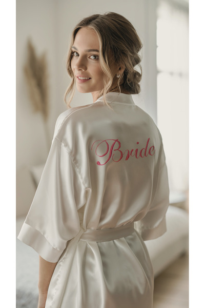 Valeria Anton Rochie de mireasa cu broderie din satin - Rochie de mireasa