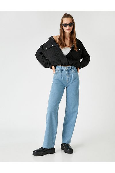 Koton Wide Leg High Waist Jeans - Bianca Jean
