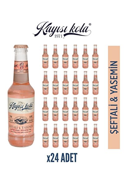 Kayısı Kola Doğal Mineralli Şeftali -yasemin Aromalı Gazlı Içecek 24 Adet