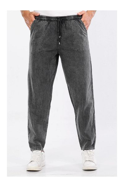 DENİZLİFE Unisex Size M-5XL - 100% Natural Hammock Linen Trousers