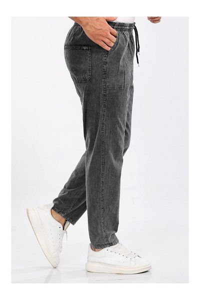 DENİZLİFE Unisex Size M-5XL - 100% Natural Hammock Linen Trousers