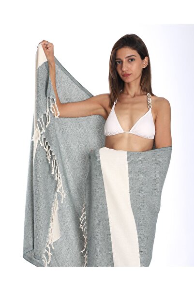 ENESSA 100*180 cm Prosop de baie Pestemal cu model diamant - Pentru plajă și ...