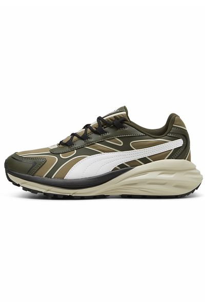Puma Puma Olive-puma White-dark Olive-puma Black Hypnotic Ls Abrupt Sneaker