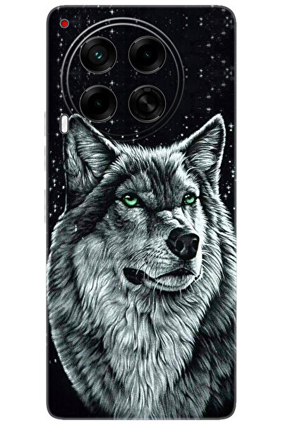 Camon Tecno 30 5G (CL7) Uyumlu Kılıf Desen Baskılı Silikon Kurt Baskılı STK:4...