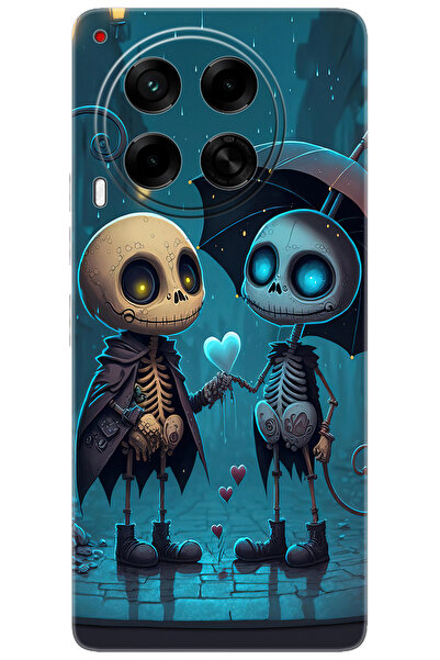Tecno 30 5G (CL7) Compatible Sheath Pattern Printed Silicone Purlin Skeletons NGO:733 CP-z4nHih3