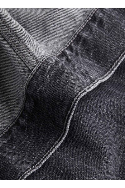 Calvin Klein Jeans Antrasit Kadın Denim Ceket BOXY DENIM JACKET