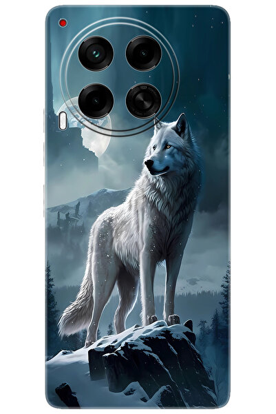 Camon Tecno 30 5G (CL7) Uyumlu Kılıf Desen Baskılı Silikon Kurt STK:683 CP-kCu1ego