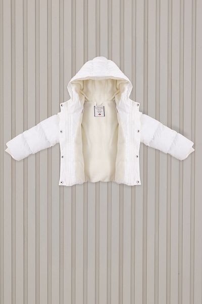 U.S. Polo Assn. Baby Girl White Baby Coat