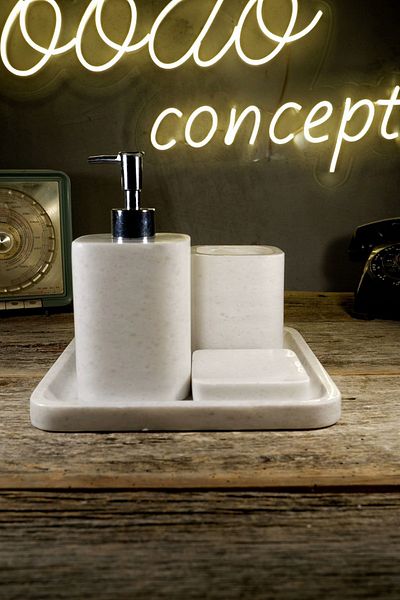 Voodo Concept Σετ μπάνιου Aqualand Marble (Πρωτότυπο Μάρμαρο)