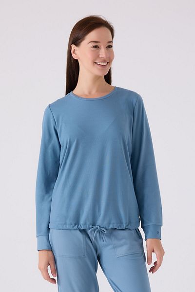 Pierre Cardin Set de pijamale albastru cu mânecă lungă pentru femei