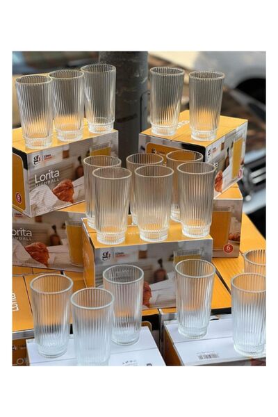 Genel Markalar Lorita Highball Meşrubat Su Bardağı 6 Adet