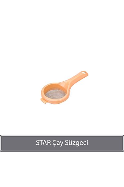 Sunplast Star Tea Strainer - Salmon