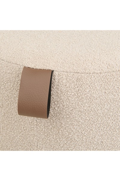 Just Home Teddy Puf - Gri - 42x40x40 cm