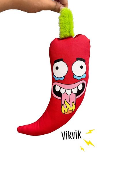 Havhav Mexican Themed Dog Toy Plush Chili Vikvik Dog Toys with Sound