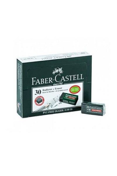 Faber Castell Black Eraser 30 Pieces