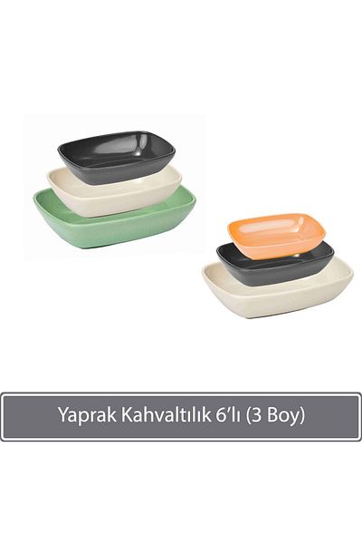 Sunplast Square Breakfast & Snack Bowl 6 Pieces (3 BOYES)