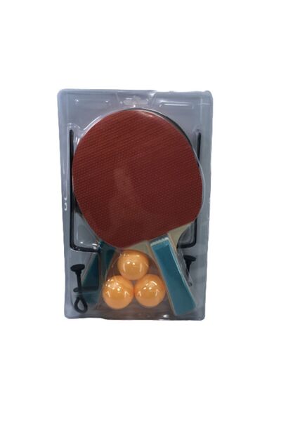 Arda-Han Ticaret Table Tennis Set - 2 Rackets + 3 Ping Pong Balls + Net