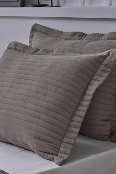 Doqu Home Otto Yatak Örtüsü Tek Kişilik - Koyu Gri