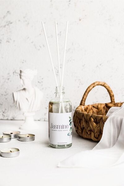 LALEZEN HOME JASMİNE -Yasemin Kokusu Cam Şişeli 100 ml