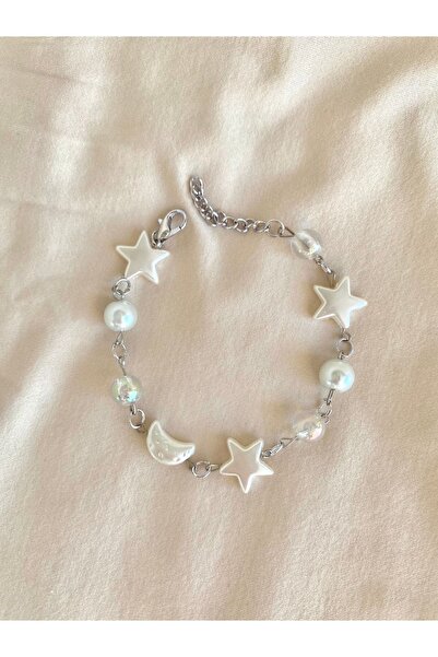 Pinky Lady Fairycore y2k incili bileklik