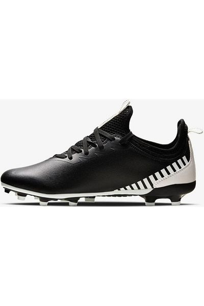 Lescon Ghete de fotbal Tempo 2 pentru bărbați - alb-negru, cu șireturi