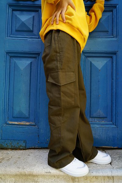 LePold Gabardine Girls/boys Trousers - Loose Fit, Four Seasons School Pants