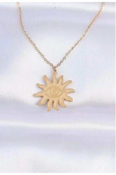 G Sport POLO Steel Blackening Necklace with Sun Eye Detail