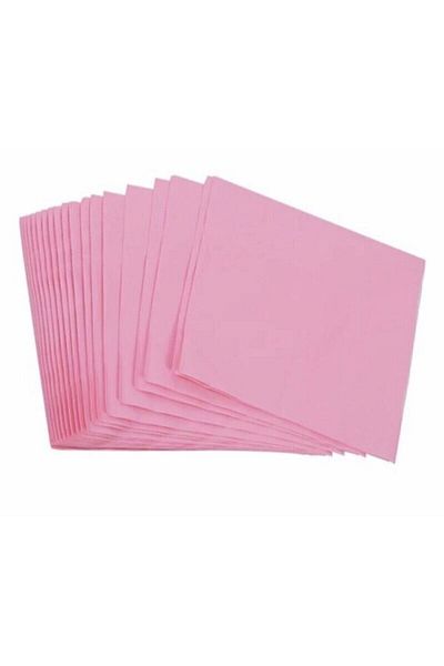 asöy 33x33 Cm 2 Layer 20 Pieces Patterned Pink Colored Napkin