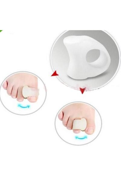 CMT Ayak Başparmak Arası Ayıran Düzeltici Yüzük Silikon Makara Bunyon