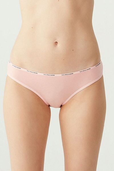 U.S. Polo Assn. Γυναικείο πολύχρωμο 5 τεμάχιο ψηλόμεσο slip 67002