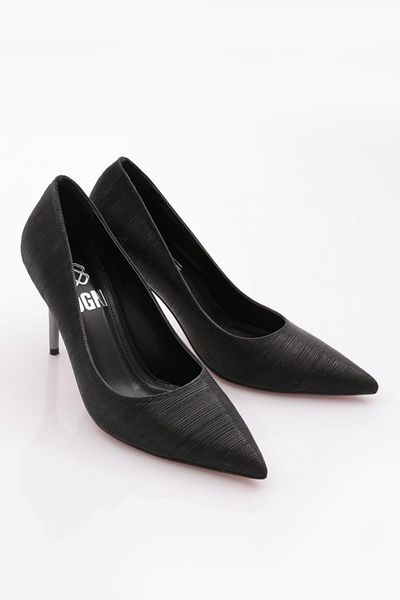 DGN 3725 Pantofi cu toc pentru femei Black Breast